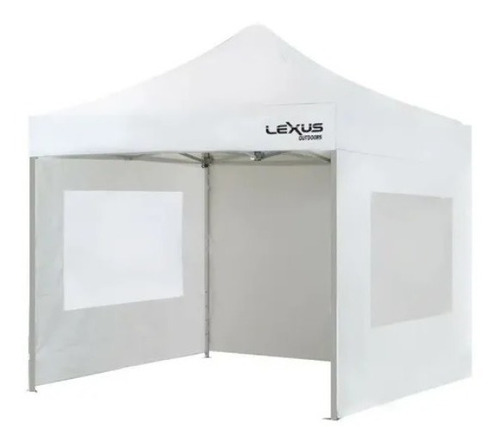 Nuevo Gazebo Lexus 2020 3x3 Premium Acero Blanco 2p/ Ventana