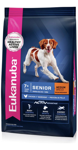 Eukanuba Senior Razas Medianas 15kg