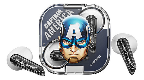 Audófonos Marvel Bluetooth Iron Man Capitán América Pantera