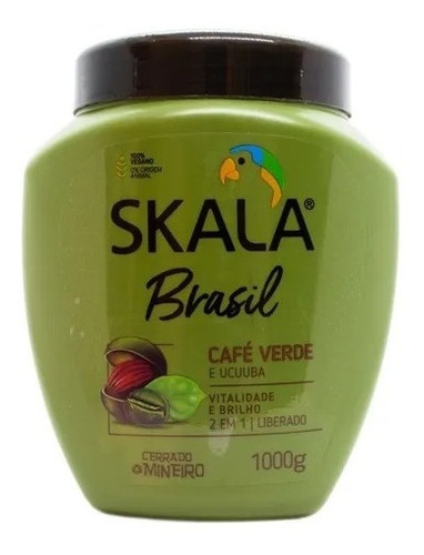 Crema Para Peinar Brasil Cafe Verde Rizos - Skala 1kg