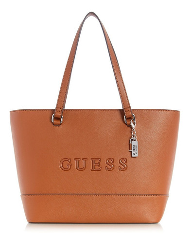 Bolsa Guess Elegante Rodney Carryall Café Para Mujer