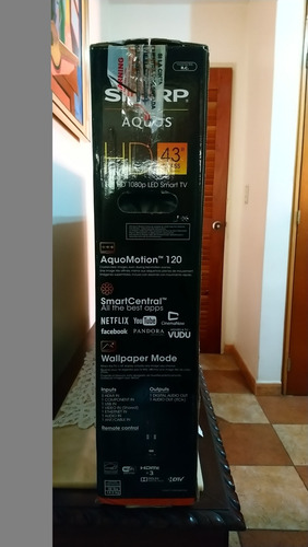 Imagen 9 de 9 de Tv Sharp Aquos Full Hd .1080p. Led Smart Tv. Como Nuevo