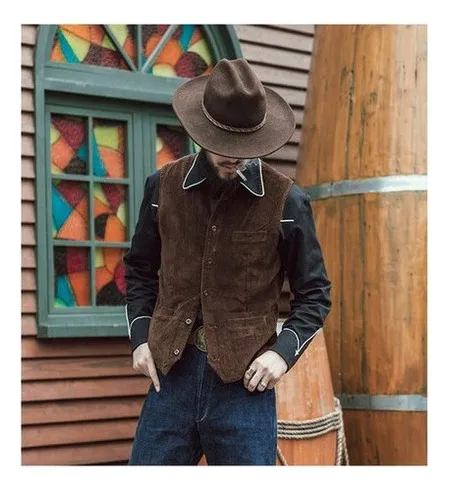 Chaleco de pana hombre 2025