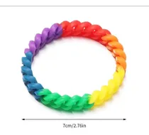 Comprar Pulsera Gel De Silicona Brazaletes De Goma Coloridos - D928