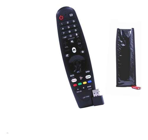 Controle Rem P Tv Smart Univ Magic 7700 Usb Netflix Amazon