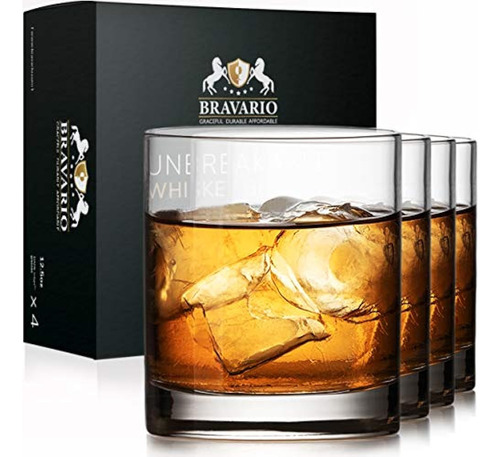 Vasos De Whisky De Plástico Tritan Irrompibles Bravario | Ro