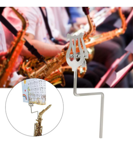 Universal Saxofón Alto Tenor Clip De Partitura Sax Lyre
