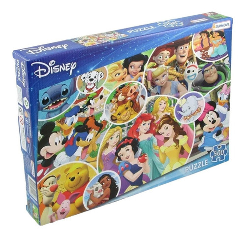 Imagen 1 de 3 de Puzzle 500 Piezas Disney Pixar Rompecabezas Juego De Mesa