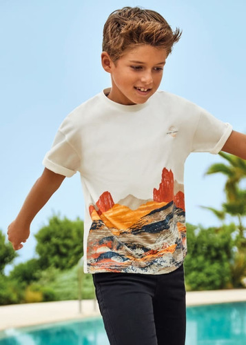 Playera Estampada Manga Corta Niño Mayoral 6071p23m