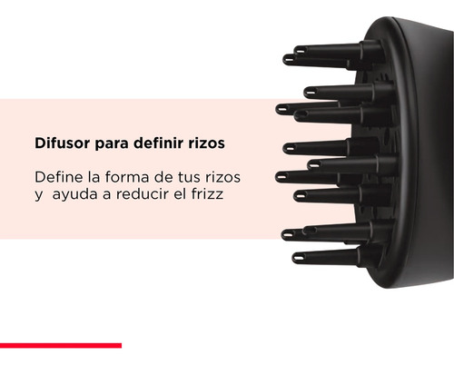 Revlon Secadora Versatil Airflow Control Rojo