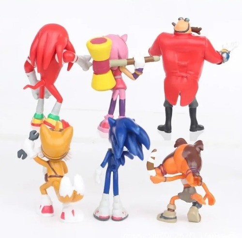 Sonic The Hedgehog Doll Kit Amy Rose 6 Pcs