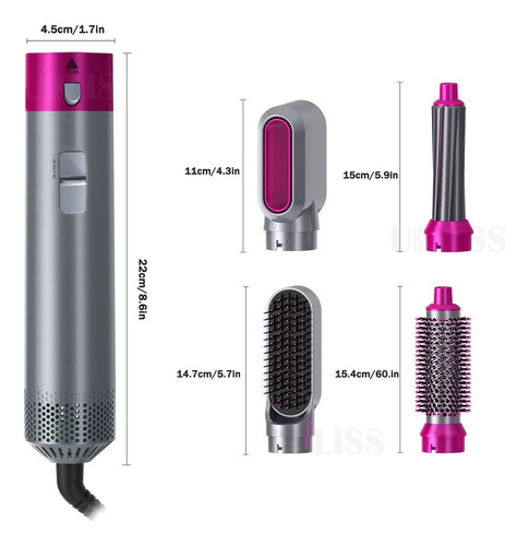 A 110v 5 Em1 Elétrico Ânion Profissional Kit Secador De