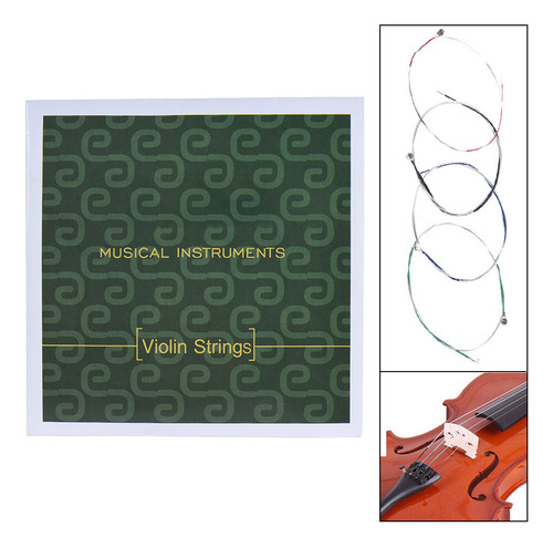 Juego Completo De Cuerdas Para Violín Alto De Tamaño 4/4 Y 3