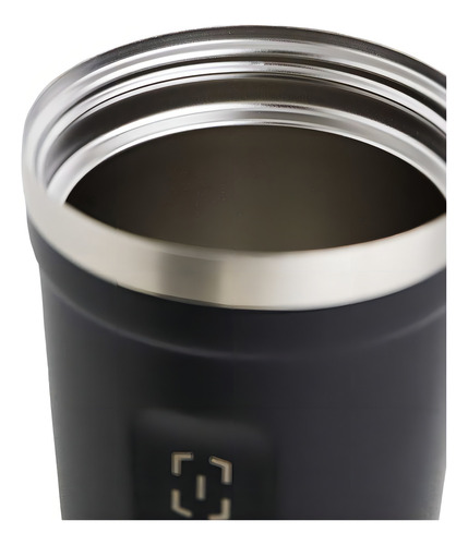 Copo Térmico Essential Com Tampa Invictus 350mL - Preto