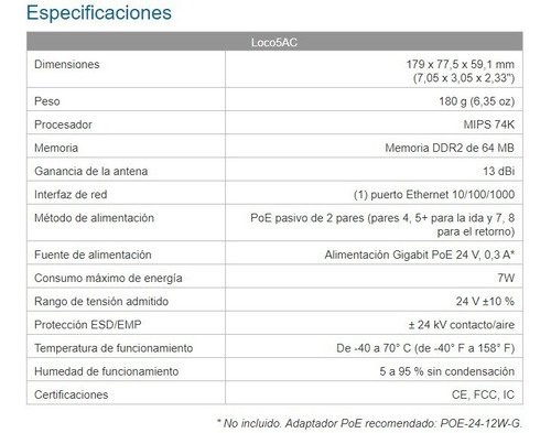 Imagen 4 de 5 de Ubiquiti Antena Nanostation 5 Ac Loco 450mbps