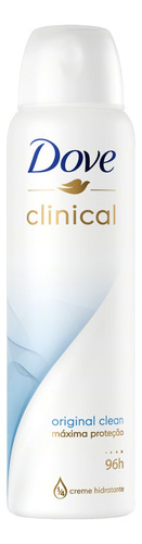 Antitranspirante em aerossol Dove Original Clean Clinical 150 ml