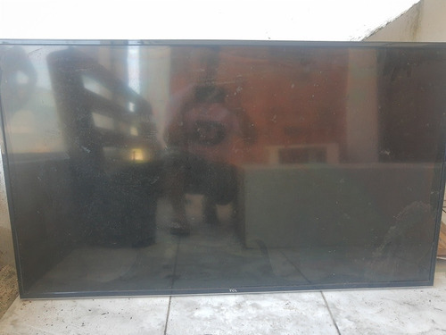 Tv Tcl 55 Tela Quebrada, Apenas Para Retirada De Peças