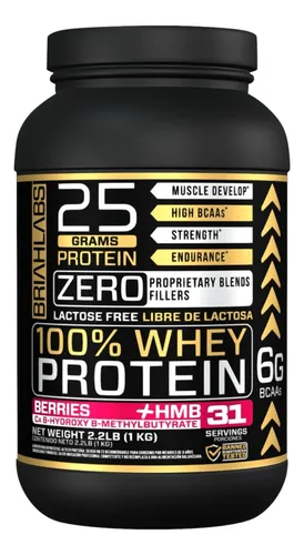 Pack Proteina Whey 1kg Berri+creatina 500g+ Shaker-briahlabs