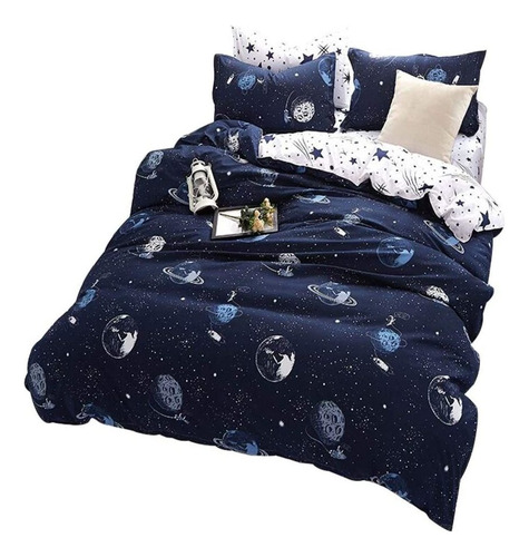 Outer Space Celestial Galaxy Duvet Cover Set, Juego De ...