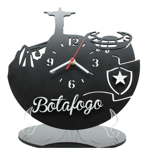 Relógio De Parede Decorativo - Botafogo 3d