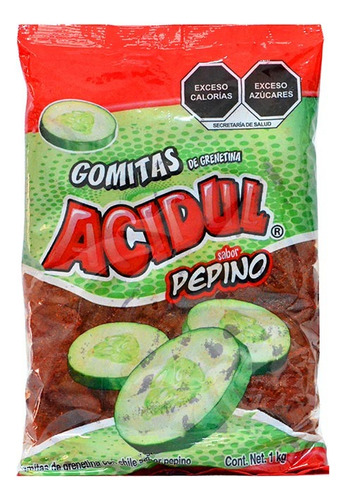 Gomitas Pepino Chile 5 Kg Acidul