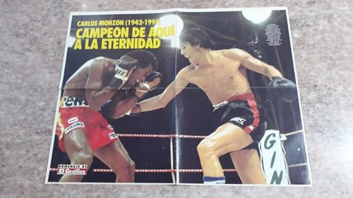 Póster Carlos Monzón 1995 Impecable