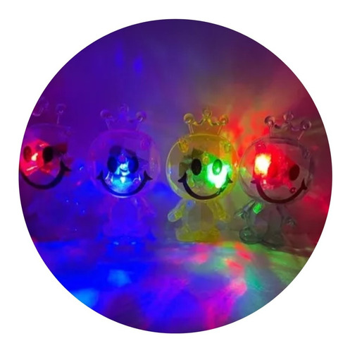 Collares Led Smile Emoji X 10 Colgantes Led Luminoso Caritas