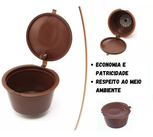 4 Cápsulas Dolce Gusto Recarregável Reutilizável