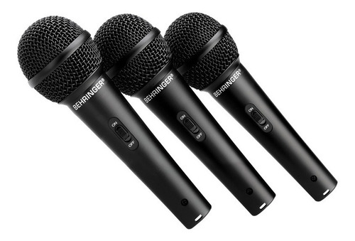 Imagen 3 de 5 de Behringer Xm1800s Juego De 3 Micrófonos Con Estuche Full
