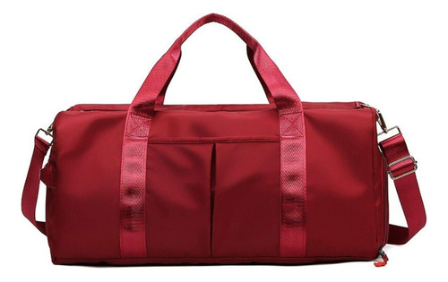 Bolso Duffel Viaje Deportivo Gimnasio Fitness 35l Rojo