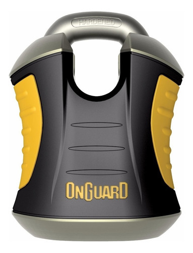 Imagen 1 de 6 de Candado Alta Seguridad Multiusos Onguard Beast Padlock 8101 Color Amarillo