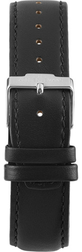 Reloj Jacques Lemans 1-2125b London Cronógrafo-negro Correa Negro Bisel Gris Fondo Blanco