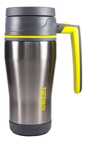 Mug De Acero Gris 470ml Taza Termica Thermos