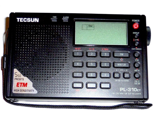 Radio Tecsun Pl-310et Digital Portatil Am Fm Sw Lw Ats Etm