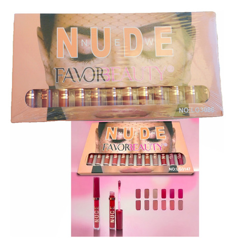 Kit De Maquillaje Nude Favor Beauty Belleza Verdadera