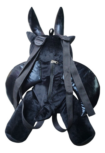 Mochila De Baphomet (cabra Negra) Negro Liso
