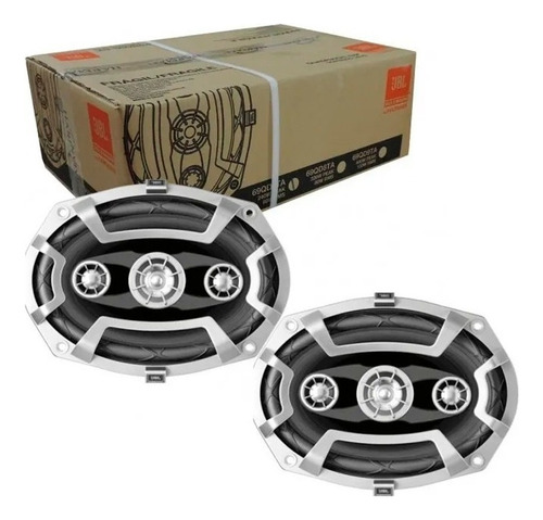 Altavoces Jbl Selenium Quadriaxiales 69qd7ta 6x9, color blanco con negro