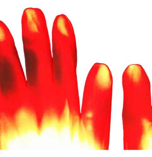 2 Guantes Con Luz Led Con 6 Modos De Iluminación, Rojo