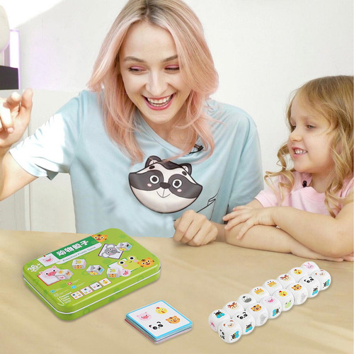 T Juegos Educativos A Juego Juego De Dados De Animales