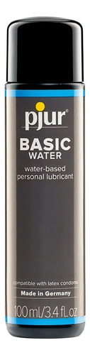 Lubricante Pjur Basic Water 100 Ml Base Agua Premium Germany Sabor Neutro