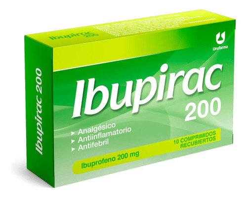 Ibuprofeno Ibupirac 200 X 10 Comprimidos