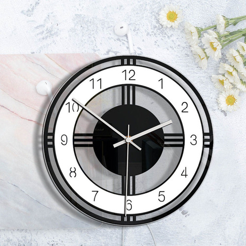 Reloj De Pared Relojes Silenciosos Modernos Redondos B