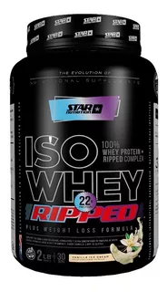Proteina Iso Whey Ripped 1 Kg Star Nutrition Tonificacion
