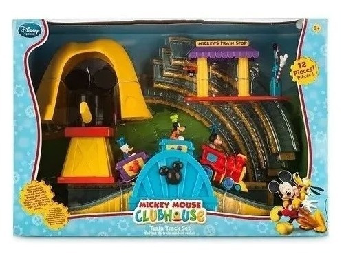 Mickey Mouse Club House Tren Track Playset-bunny Toys