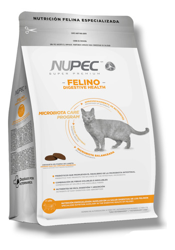 Paq 2 Nupec Felino Digestive Health 1.5kg+ Para Gato