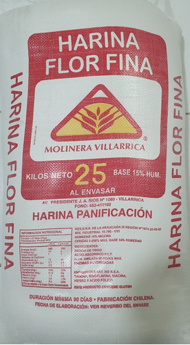 Harina Flor Fina 25 Kilos Con Proteinas (todo Uso)