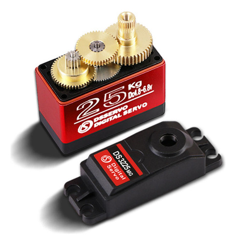 Servo Digital Rc De 25 Kg Para VehĂculos 1/8 270 Grados