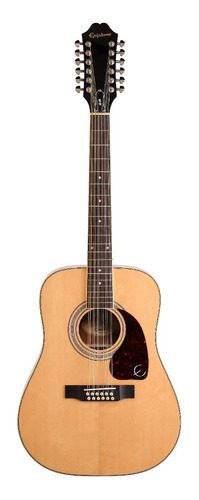 Guitarra EpiPhone Acustica 12 Cuerdas Dr-212 Natural