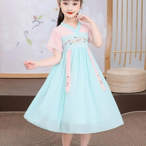 Nuevo Disfraz Infantil Hanfu Para Niñas De Primavera Y Otoño