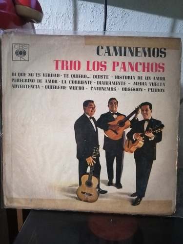 Disco De Vinilo Trio Los Panchos Caminemos (190)